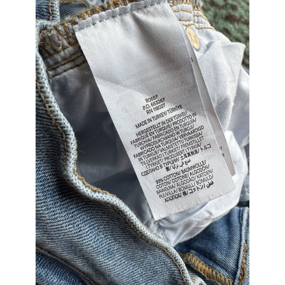 Boden Wide Leg High Rise Stretch Denim Blue Jeans Size 30 Long - Picture 6 of 6